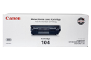 Canon 104 Toner Cartridge, 0263B001AA - Black (Genuine)