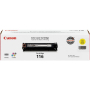 Genuine Canon 116 (1977B001) Toner Cartridge, Yellow 1.5K Yield