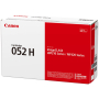 Canon 052H Toner Cartridge, 2200C001, High Yield - Black (Genuine)