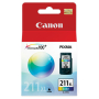Canon Genuine OEM 2975B001 CL-211XL (CL211XL) High Yield Color Inkjet Cartridge (349 YLD)