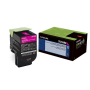 Lexmark Genuine OEM 70C1HM0 (Lexmark 701HM) Return Program High Yield Magenta Toner Cartridge (3K YLD)