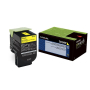 Lexmark Genuine OEM 70C1HY0 (Lexmark 701HY) Return Program High Yield Yellow Toner Cartridge (3K YLD)