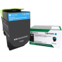 Lexmark Genuine OEM 71B1HC0 High Yield Return Program Cyan Toner Cartridge (3.5K YLD)