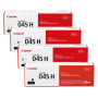 Genuine Canon 045H Toner Cartridge Set, High Yield (BK,C,M,Y)