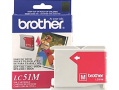 Brother Genuine OEM LC51M (LC-51M) Magenta Inkjet Cartridge (400 YLD)  
