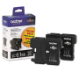 Brother LC-612PKS Ink Cartridge, 2/Pack - Black (Genuine)