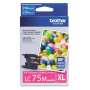 Brother LC-75M Ink Cartridge, High Yield - Magenta (Genuine)