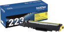 Genuine Brother TN223Y Toner Cartridge, Yellow 1.3K Yield