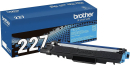 Brother Genuine OEM TN227C High Yield Cyan Toner Cartridge (2.3K Yield)