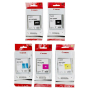 Canon Genuine OEM PFI-107 Ink Cartridges - Full Set (MBK,BK,C,M,Y)