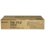 Kyocera Mita TK-712 Toner Cartridge - Black (Genuine)