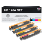 Compatible HP 126A Toner Set (CE310A, CE311A, CE312A, CE313A)