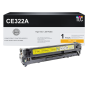Compatible HP 128A (CE322A) Toner Cartridge, Yellow 1.3K Yield