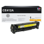 Compatible HP 305A (CE412A) Toner Cartridge, Yellow 2.6K Yield