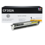 Compatible HP 130A (CF352A) Toner Cartridge, Yellow 1K Yield