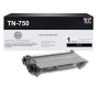 Compatible Brother TN750 (TN750, TN720) Toner Cartridge, Black 8K High Yield