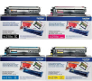 Brother TN-210 Toner Cartridges, Full Set - BK, C,M,Y (Genuine)