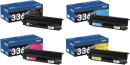 Brother TN-336 Toner Cartridges, High Yield - Full Set - BK,C,M,Y (Original Brother Brand)