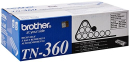 Brother TN-360 Toner Cartridge, High Yield - Black (Genuine)