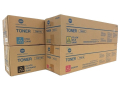 Konica Minolta Genuine OEM Bizhub TN611 Complete Toner Cartridge Set