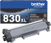 Genuine Brother TN830XL High Yield Black Toner Cartridge 3K Yield  